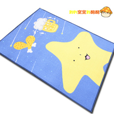 ковер 厂家处理 包邮捷成儿童卡通地毯地垫萌萌小星星 环保防滑爬行毯