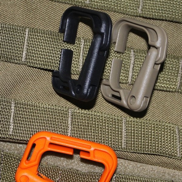 Mouth-type buckle mountaineering buckle Shoulder Bag Hanging hook mouth shaped buckle suitable for Morley System EDC key buckle