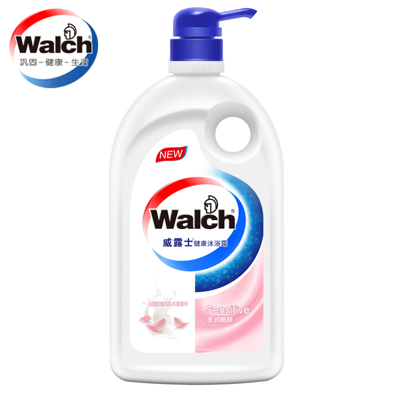 【天猫超市】Walch/威露士玫瑰与乳木果精华滋润嫩肤健康沐浴露1L