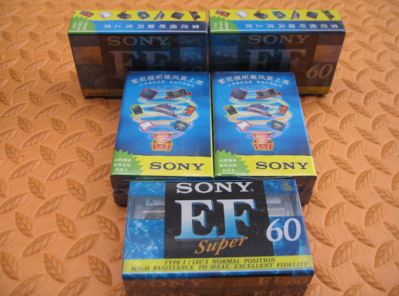 New Sony EF60 Tape Tape (2 Boxes)