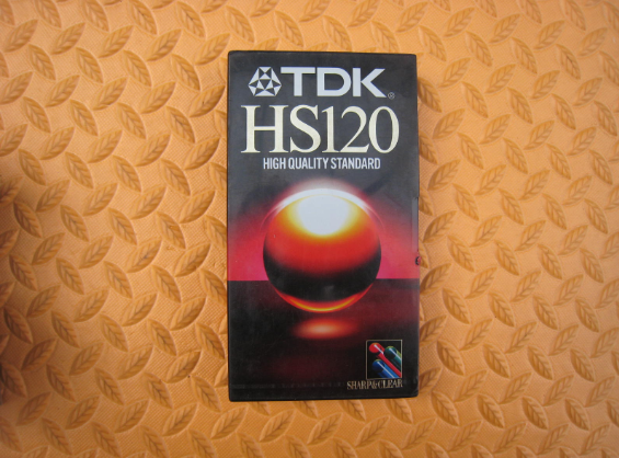 New original TDK-HS120 VHS120 minute blank videotape 1/2 larger videotape