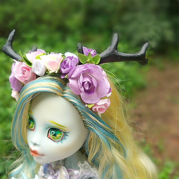 Doll accessories DIY small deer corner hoops are weird blythe small cloth