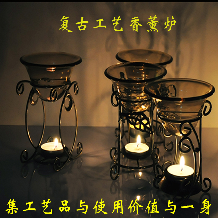 Beauty Salon club incense retro aromatherapy iron candle essential oil aromatherapy lamp large capacity water aromatherapy stove