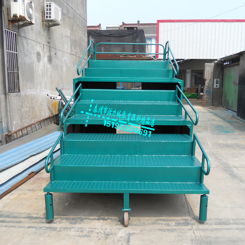 Telescopic mobile stands Sports competition end referee table Track and field special timing table factory direct sales