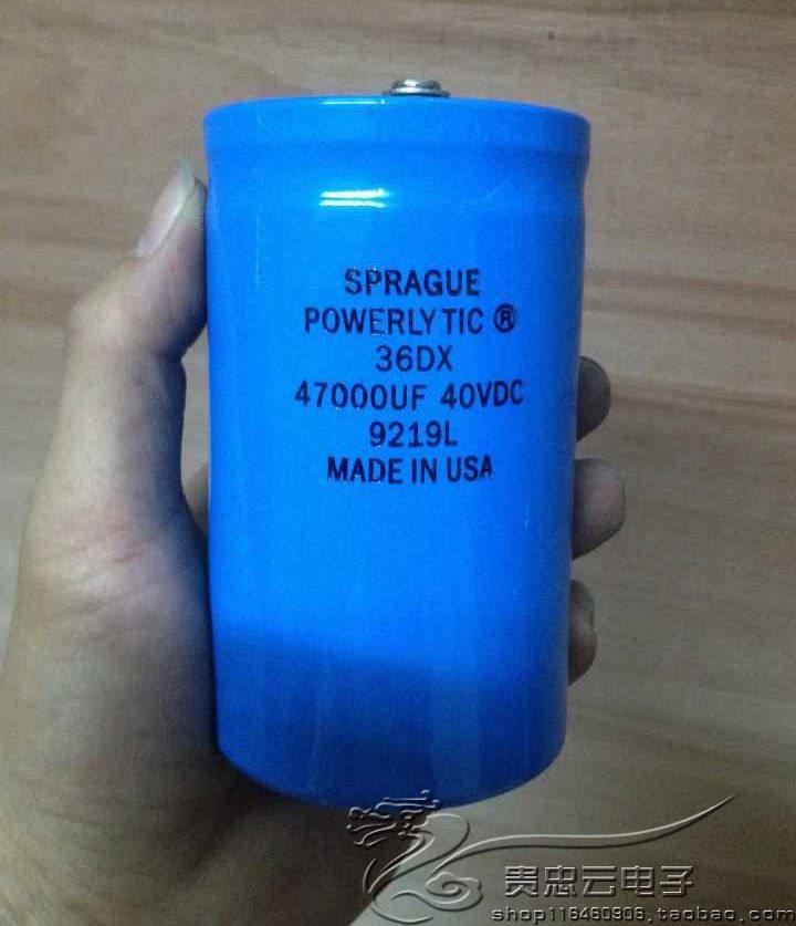 American Sibi SPRAGUE 36DX 40V47000UF fever large pond capacitor fineness beautiful