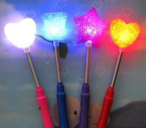 Beijing Rice Grain Light Flash Stick Party Fluorescent Stick Christmas Star Stick Shake Stick Spring Light Rose Light