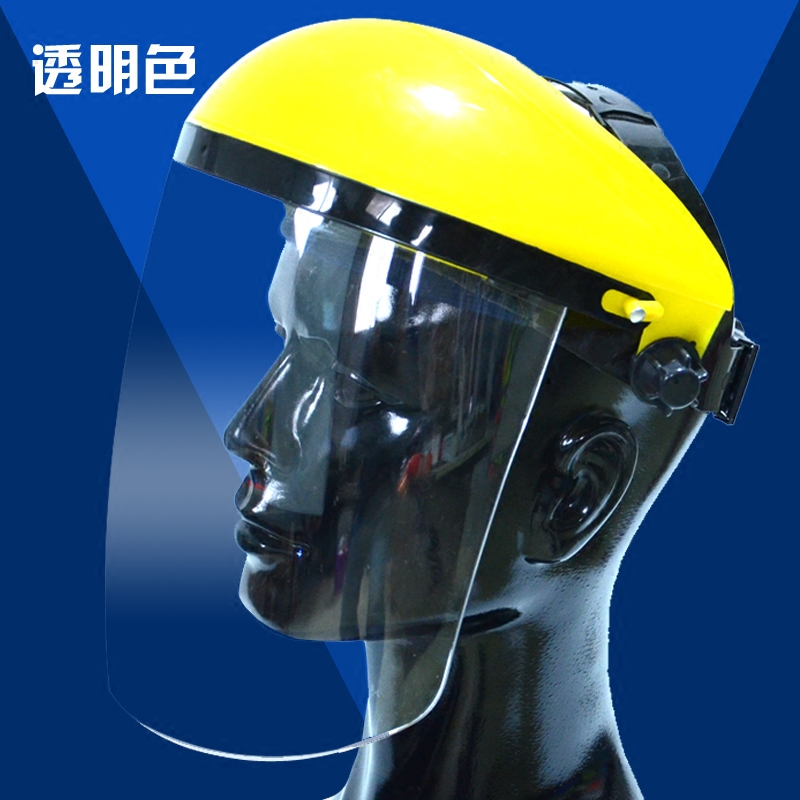 Wearing electric welding mask argon arc welders protective radiation UV glasses mask polished cooking face screen welding cap