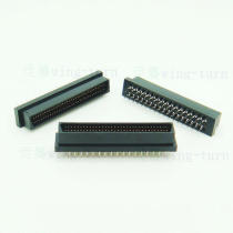 Totem MDD68MP4-180 SCSI68 male head full plastic straight foot HPDB68PCB plate straight in the head