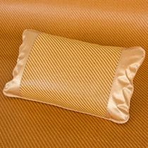 Cold mat pillow cover Envelope type student dormitory 1 set summer single pillow Rattan mat pillow cover pillow sheet pillow seat