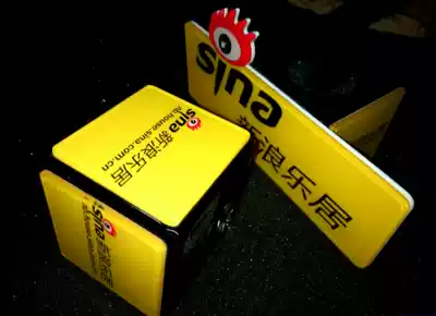 Profiled acrylic microphone sticker news receiver card sets of microphone accessories wireless microphones in black and white TV