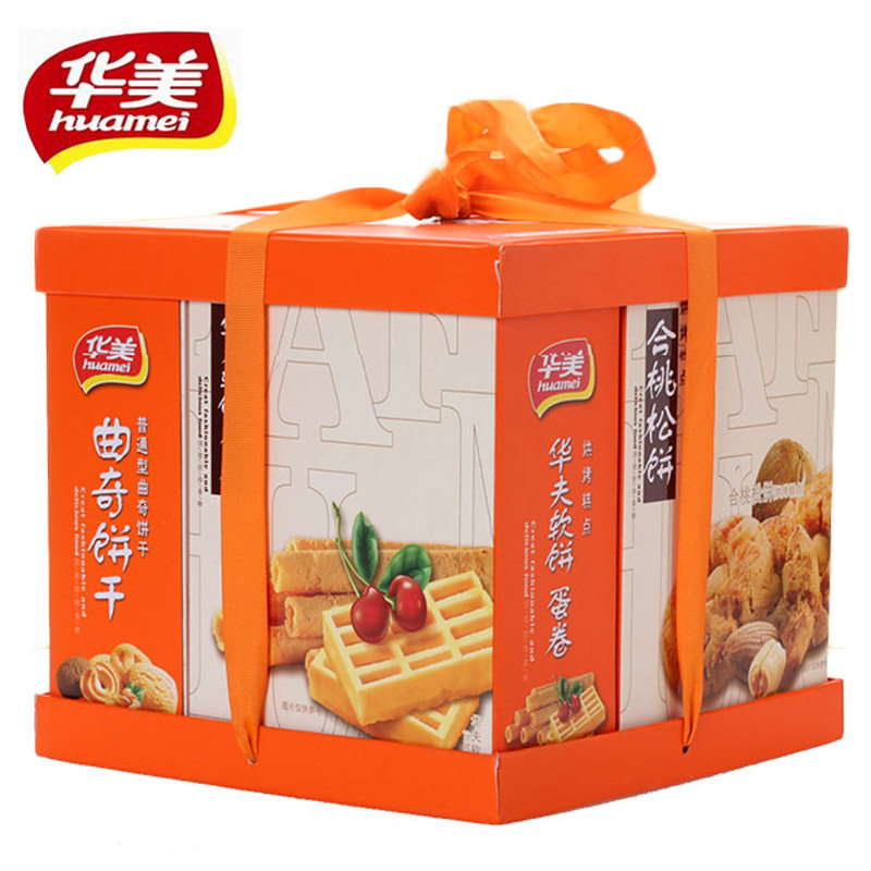 【天猫超市】华美 饼干富贵呈祥1098g 超值组合装 休闲办公零食%#
