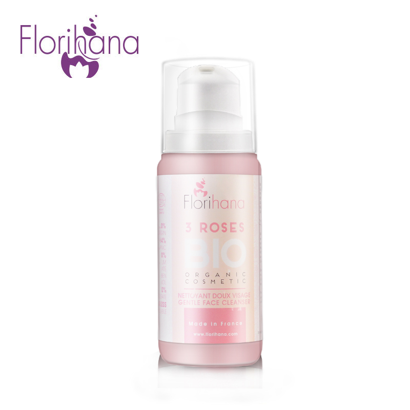 Florihana三种玫瑰洁面乳 洗面奶女士美白保湿控油深层清洁护肤品