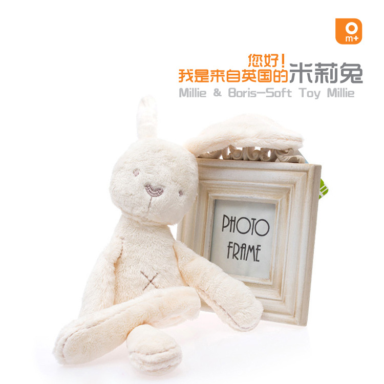 Children ultra-soft and good-natured rabbit sleeping baby pacifies plush rabbit toys
