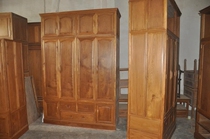 Myanmar teak solid wood furniture Myanmar teak jane European solid wood wardrobe
