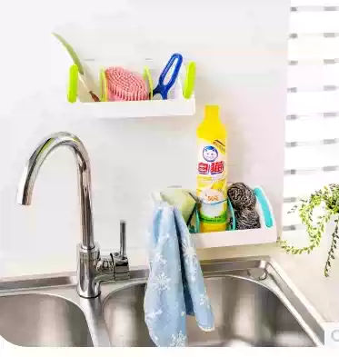 Suction type kitchen sponge debris sink sink rack rag empty bottle multi-purpose drain storage layer rack rack rack