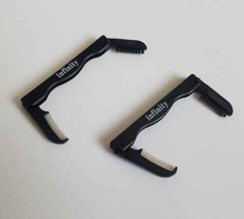 Original Single Folding Eyebrow Brush Eyebrow Hair Comb Eyebrow Sweeping Makeup Beauty Tool