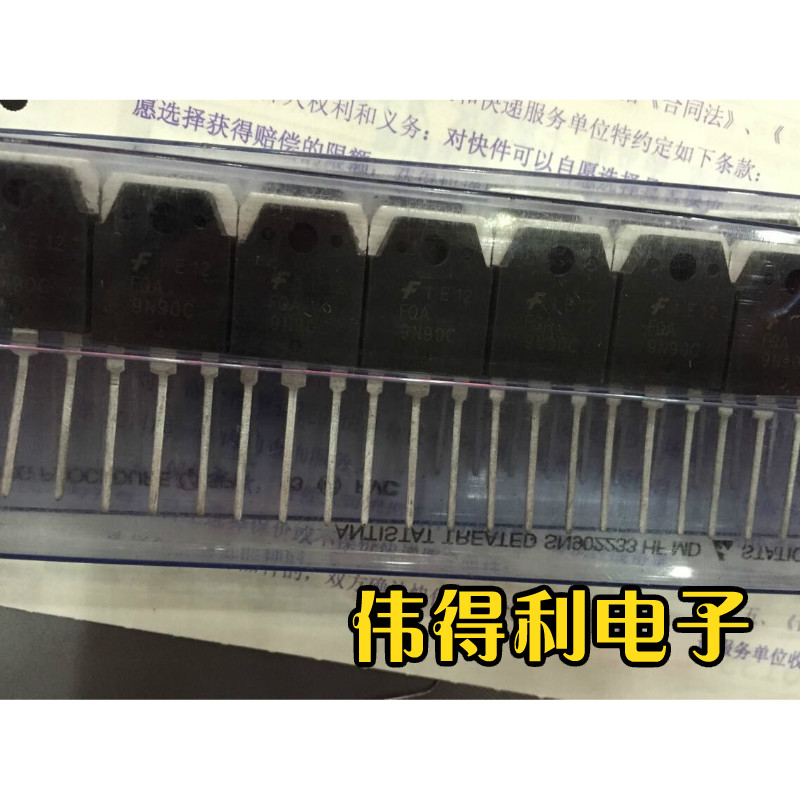 Field effect electric crystal welding machine power pipe FQA9N90C 9N90 9A 900V TO-3P maintenance accessories