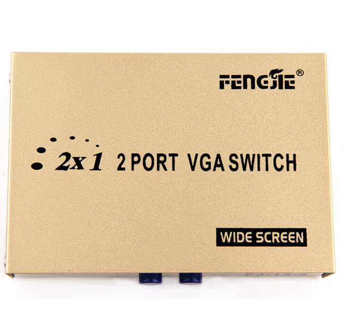 Funger FJ-15 -2VGA converter 2-way VGA switcher two further 2 computers to enjoy the display
