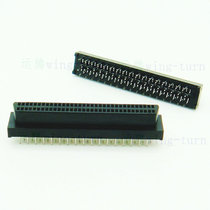 Yunteng MDD68FP4-180 SCSI full plastic straight pin HPDB68 core straight plug female PCB board pin