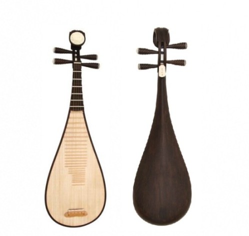 ZCH-P023 Century-old Zhang Changhe playing-level pipa boutique professional ebony clear water pipa