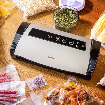 Deli 14886 14885 vacuum packaging machine Small automatic dry and wet vacuum sealing machine Household sealing machine