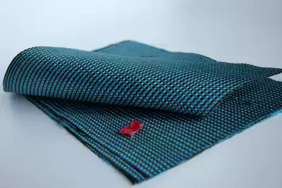 DIY raw material high grade fiber 0 25mm plain weave blue ALC 10g