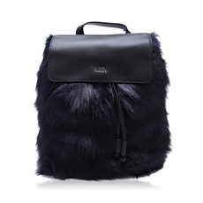 Сумка Карл Лагерфельд темно-синий искусственный мех