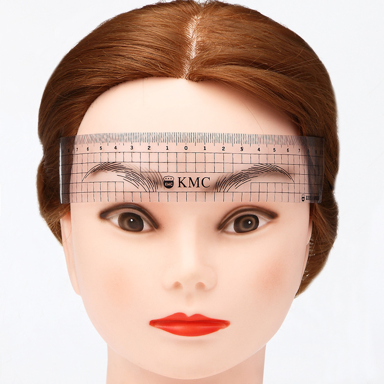 纹绣量眉尺 量节眉毛左右匀称尺子 纹眉定位尺眉尺面具尺鼻梁尺