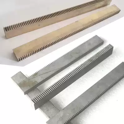 0 5-die copper rack width B5H8L50~200 small module spur gear DIY guide slide processing model manufacturer