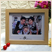Han style double layer cardboard porous wedding yarn Childrens umbra solid wood swing table photo frame creative DIY photo wall hot sell