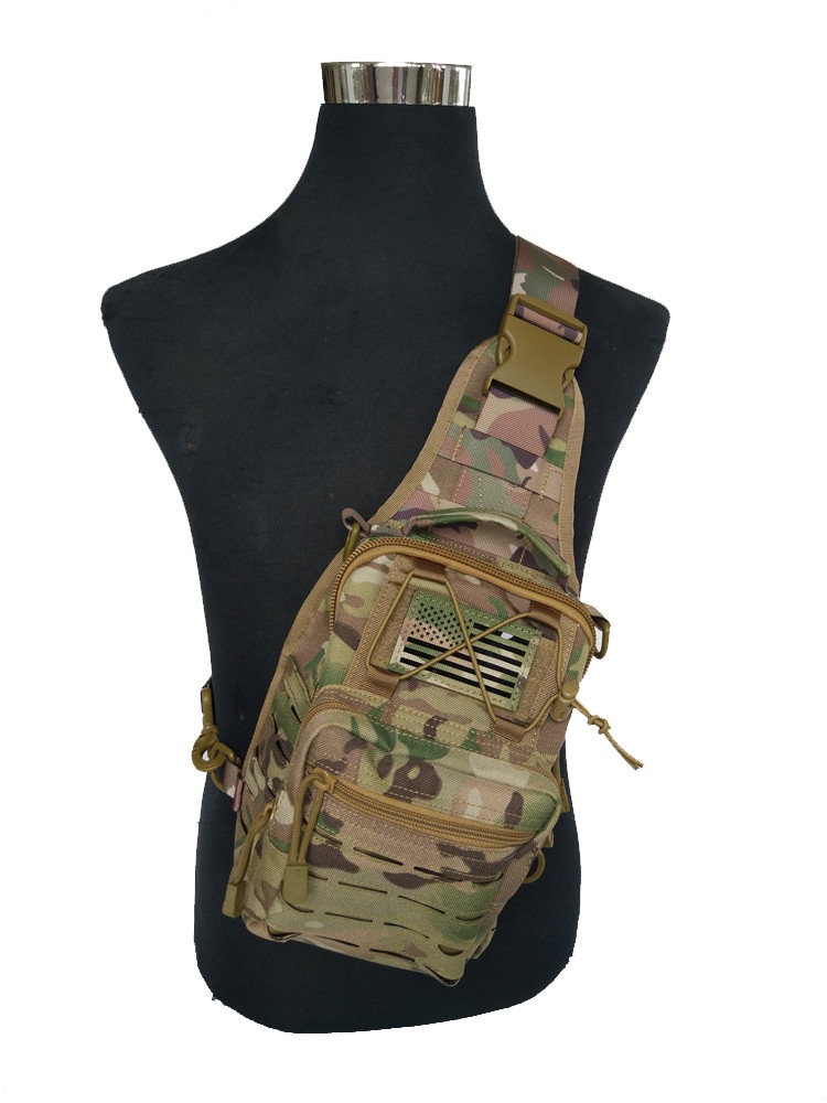 TCmaoyi TC0042 outdoor tactical shoulder bag multi-function cycling sports lightweight chest bag messenger bag