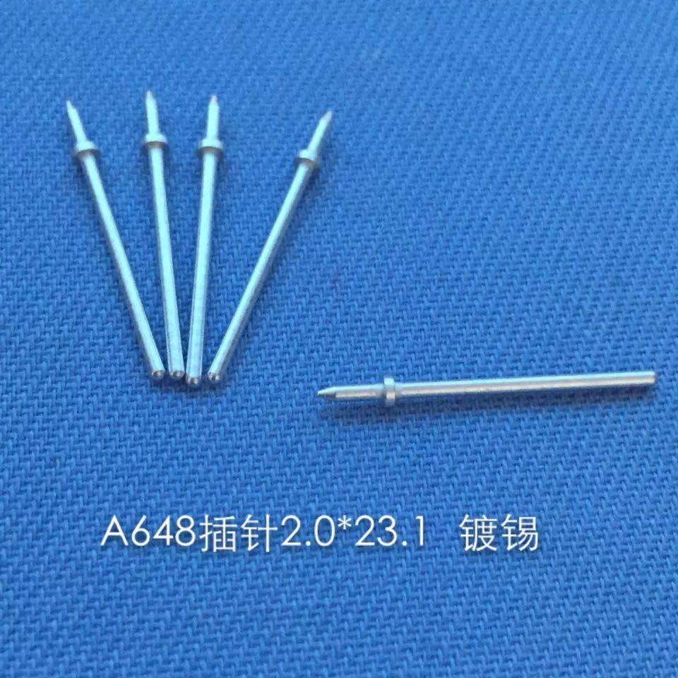 Manufacturer custom connector conductive pin copper small black clip all kinds of contact thimble copper post