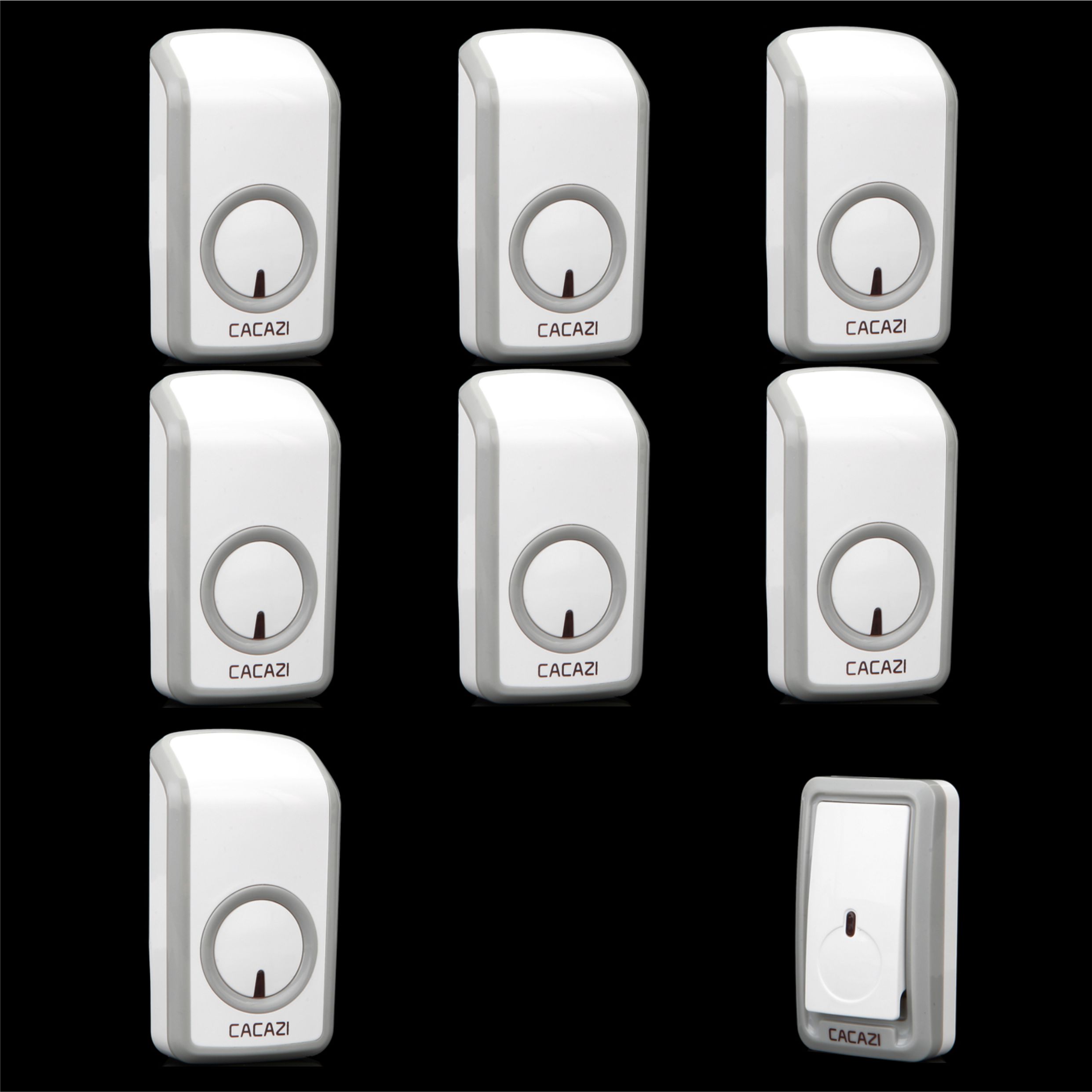 Katyas Home Wireless Doorbell A Tug Seven Drag Eight AC Remote Control Electronic Doorbell Seniors called instrumental