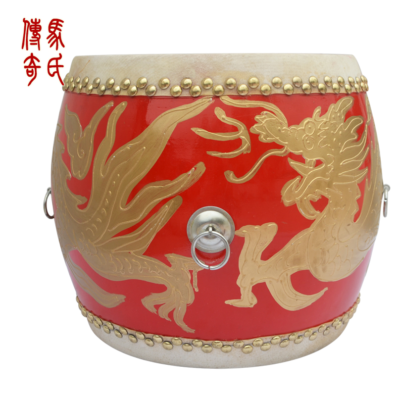 Mars legend high-quality 10-inch painted gold dragon drum Le Dragon War drummer painted dragon row drum head layer cowhide drum