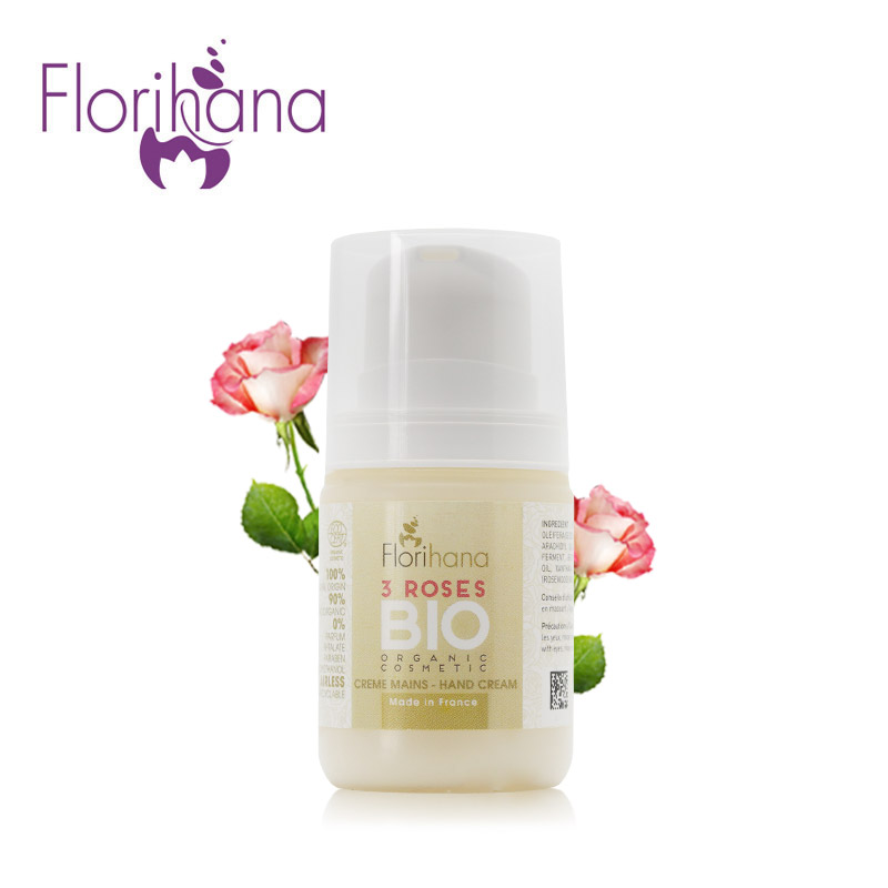 Florihana三种经典玫瑰护手霜 细腻紧致美白嫩肤补水保湿乳液手霜