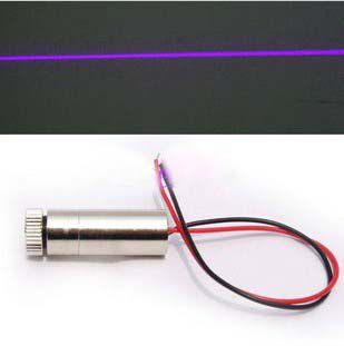 蓝光450nm 100mw 3～5V 12x45mm一字线可调焦 激光模块/激光器件