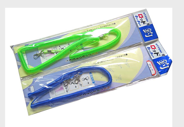 Plastic steel wire lost hand rope 5 m fishing telescopic rope with rod rope for the automatic contraction of the fish rope