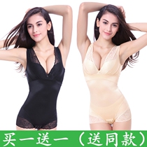 Tingmei Yaya postpartum abdominal sculpting clothing ultra-thin one-piece seamless corset waist shaping body underwear women