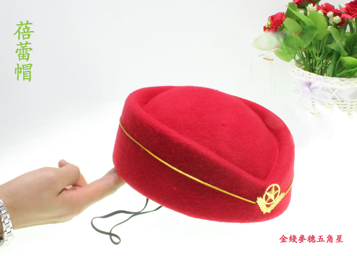 Beret female hair buds buds hat army drum hat band performing hat manufacturer direct selling