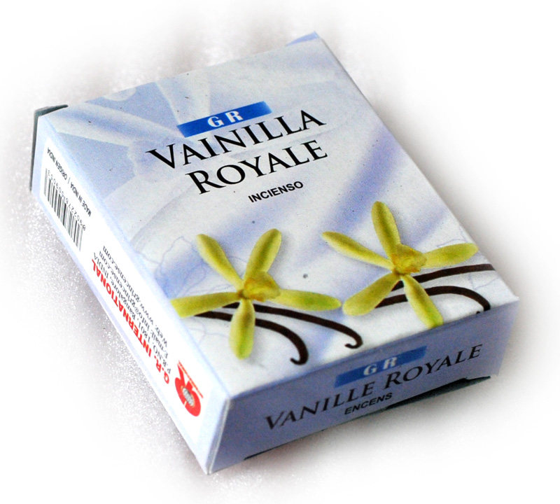 GR Indian Fragrance Vanilla Vanilla Cone Fragrance Tower Incense Small Box YDX-092-2