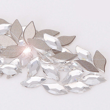 KaSi树叶形水钻美甲装饰指甲手机钻水钻贴钻工具:8mm*4mm 2颗装