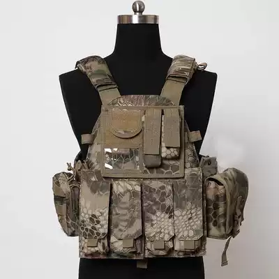 Python wear-resistant re-engraved field 6094K tactical vest CS amphibious vest multifunctional MOLLE combination vest