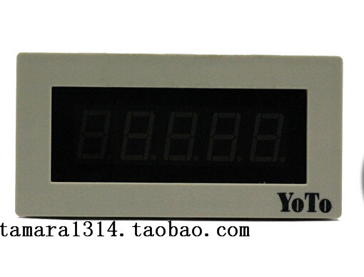 YOTO Kitazaki DM4C-AA AV DA DV voltmeter current meter head 4 bits and half display