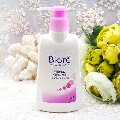 Biore/碧柔 花王蜜妮脸部深层卸妆乳180ML 清爽温和卸妆不致痘