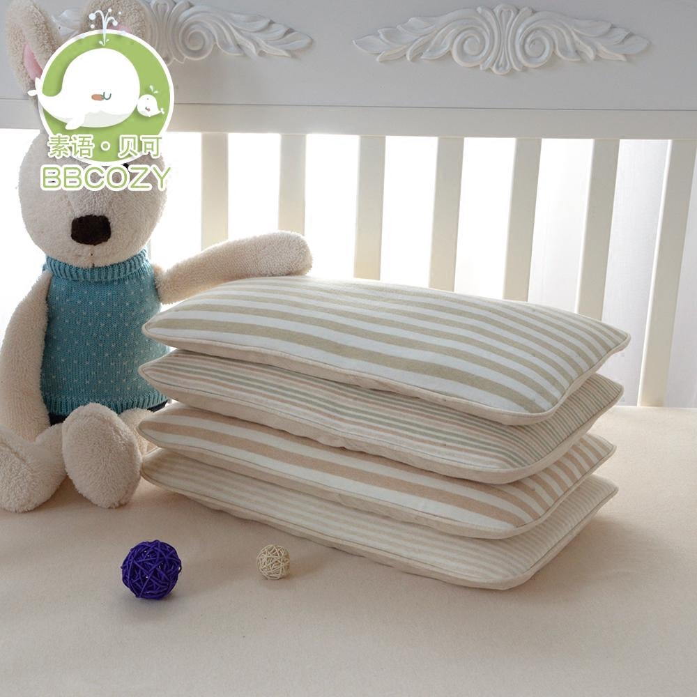 Newborn baby baby anti - migratory pillow 0 - 1 - 3 - 6 years old breathable organic cotton pillow set custom
