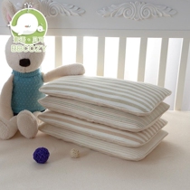 Newborn baby anti-eccentric childrens shaped pillow 0-1-3-6 years old breathable organic cotton pillowcase custom-made