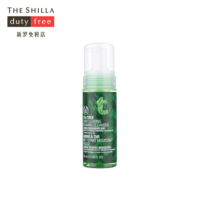 [THE SHILLA/新罗免税店] The body shop/美体小铺 茶树洁面泡沫