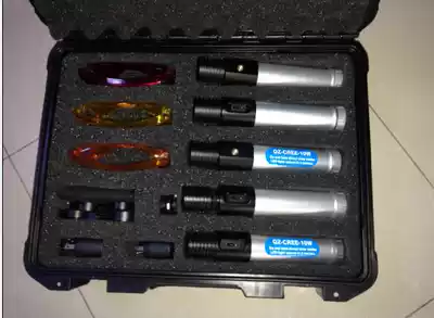 BZ-CREE-5F-10W flashlight type multi-band light source multi-band survey flashlight uniform flashlight