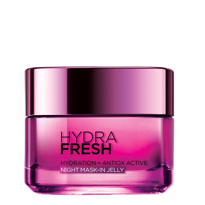 L＇oreal/欧莱雅 清润葡萄籽晚安膜力晶露50ml 抗氧化保湿滋润