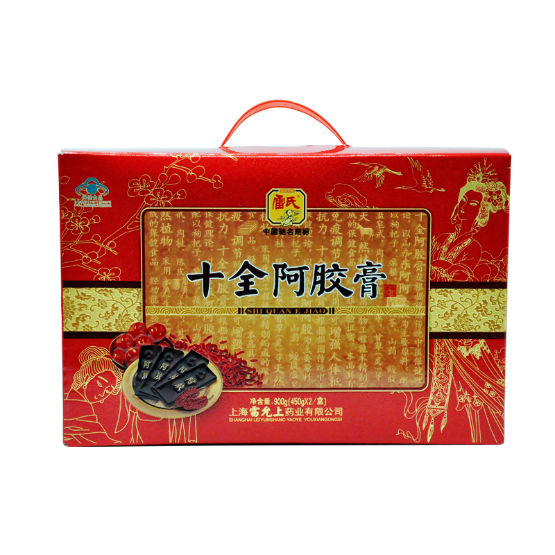 雷氏 十全阿胶膏 450g/瓶*2瓶/盒